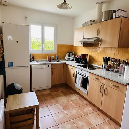 度假居 - Meuvaines - Maison Bord De - Jardin - 100m 阿内勒