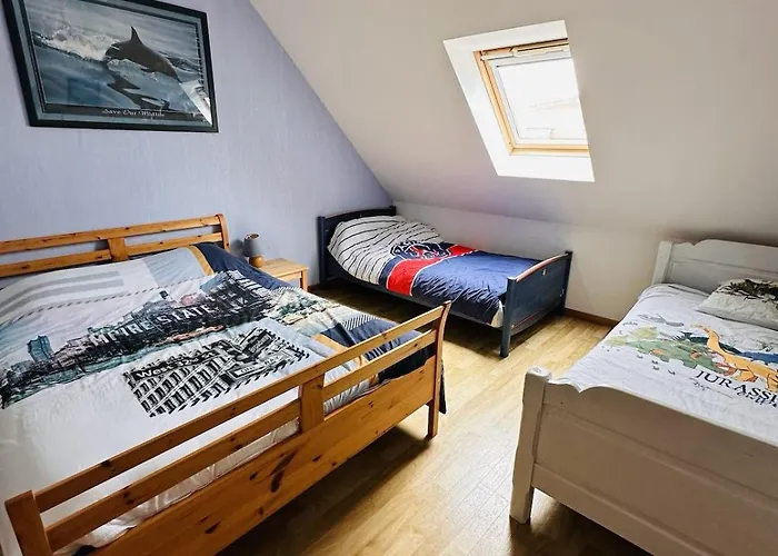 度假居 - Meuvaines - Maison Bord De - Jardin - 100m